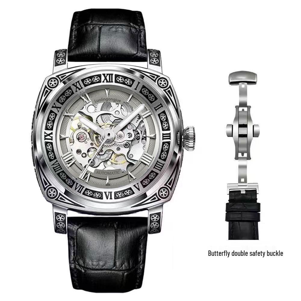Big Monster Stainless Steel Automatic Luminous Watch