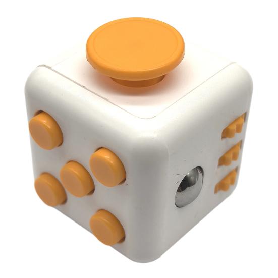

Stress Relief Mini Cube Toy Portable Six-Sided Anxiety Relieving Cube Home Office Worker Silent Calming Cube Sensory Toy