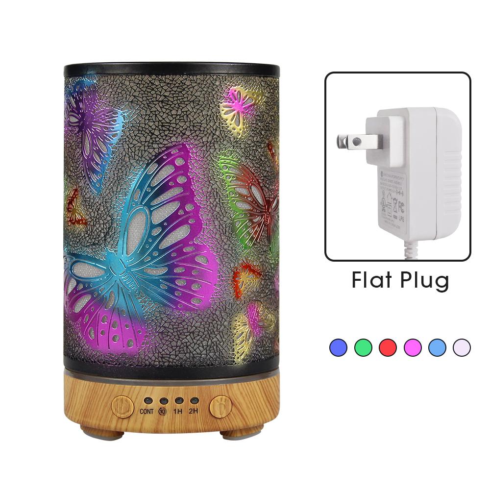 100ml Humidifiers Cool Mist Top Fill Essential Oil Diffuser for Bedroom Large Room Home Baby Nursery and Plants with Nightlight