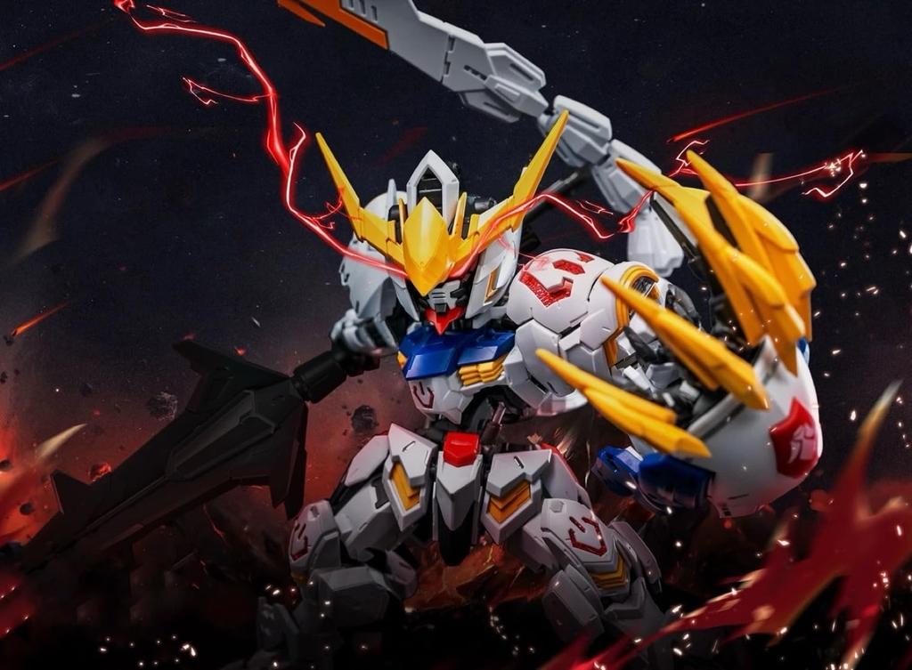MGSD Gundam Barbatos Custom Detail-Up Claw Parts with Water-Transfer Decals [Parallel Import]