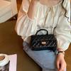 Sheepskin Rhombus Chain Bag Women's Mini Versatile Portable Messenger Leather Small Square Bag Cf Bag Summer New Model