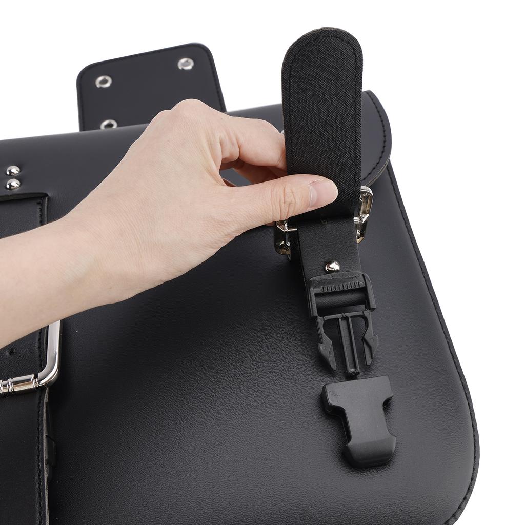 Hecktasche Seitensatteltasche Hecktasche Gepäcktasche Aufbewahrung Schwarz 18L Für Motorrad