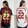 AC Milán Ne. 22 Kaka Retro dres s krátkým rukávem - Letní edice