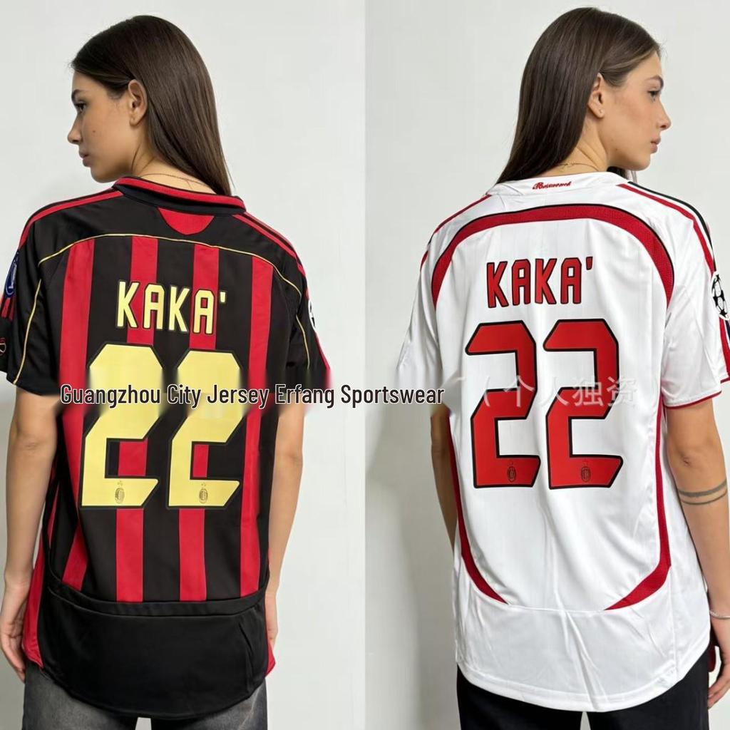 AC Milan No. 22 Kaka Retro Short Sleeve Jersey - Summer Edition