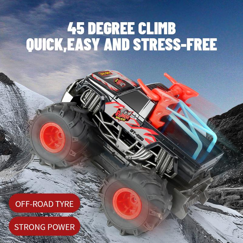 New 2.4G Amphibious Climbing Four-wheel Drive Drift Racing Car Long Battery Life Stunt Waterproof Double-sided Car Children's Toy