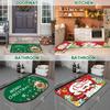 SANFAN Customizable Christmas Multipurpose Floor Mat Doorway Bath Mat Kitchen Mat