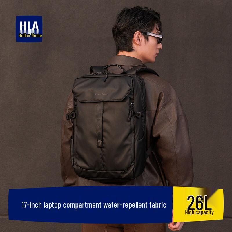 HLA Men s Business Travel Laptop Backpack 26L, fits 17-inch laptop