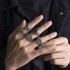 Ring Set for Men High-End Simple Fashion Personality Ring Geometric Alloy Index Finger Ring
