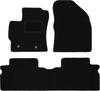 Schwarze Velours-Fußmatten für: Toyota Auris I Schrägheck (2006-2013)