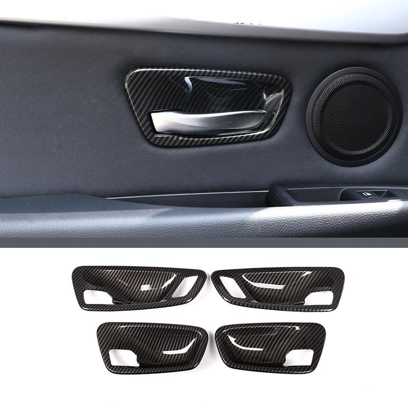 For BMW 2 Series F45 F46 2015-2018 Car Interior ABS Carbon Fiber Sticker Gear Shift Panel Cover Trim Accessories