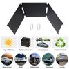 Solar Panel Portable Phone Charger 21W High-Efficiency Output Overvoltage Protection Foldable Single Crystal Silicon Solar Panel Charger