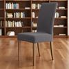 Minimalist Stretch Hotel Restaurant Home Dining Table Chair Cover with Integrated Seat Cushion and Backrest