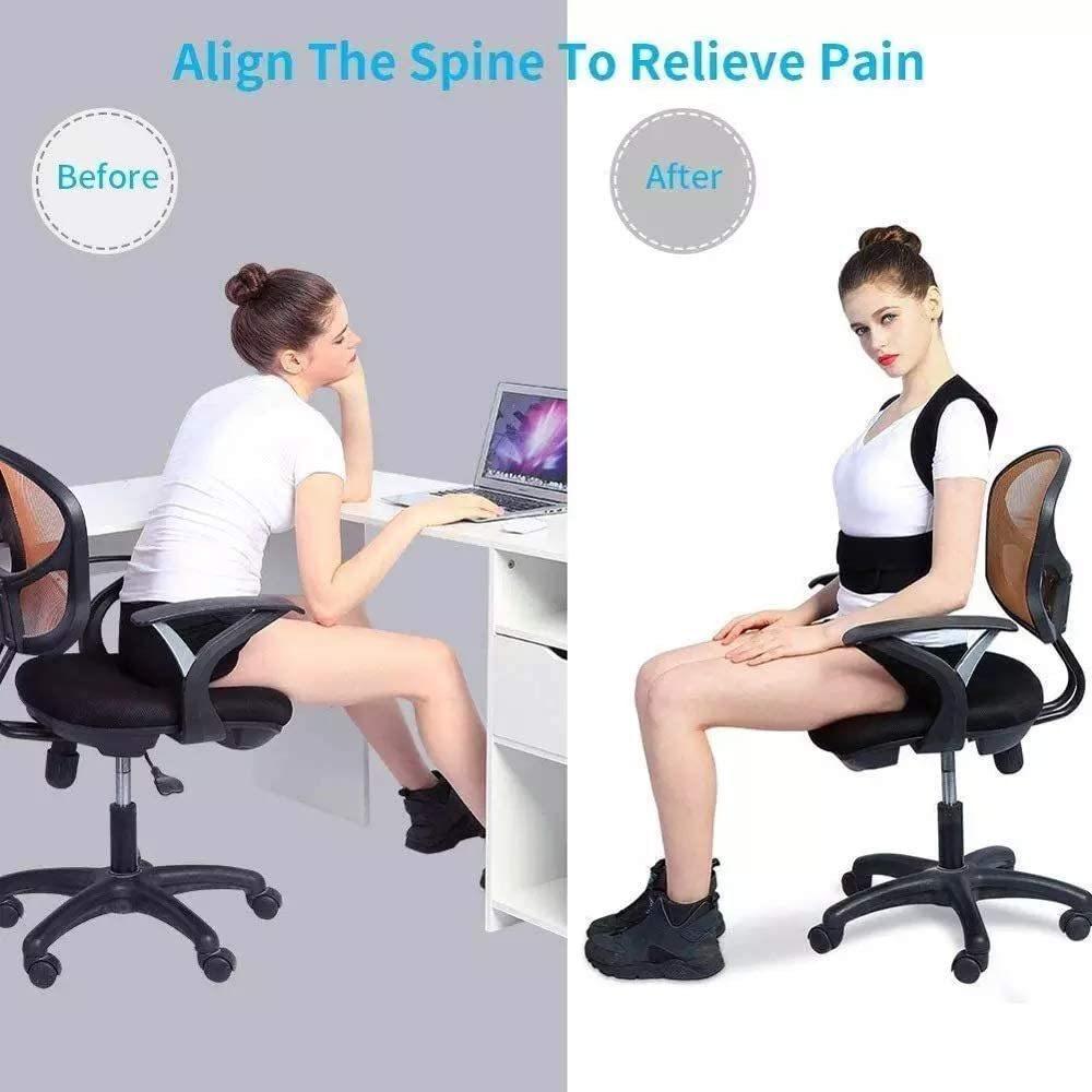 Posture Correction Belt with Shoulder Strap Support