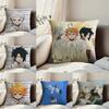 Anime The P-Promised n-Neverland Pillow Case Anti-dustmite Pillowcase Invisible Zipper Silky Short Plush Sofa Cushion Cover