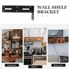 Wall Shelf Bracket Steel Sturdy Triangular Support Bracket for Kitchen Bathroom TV Cabinet Book Shelves Heavy Duty Metal