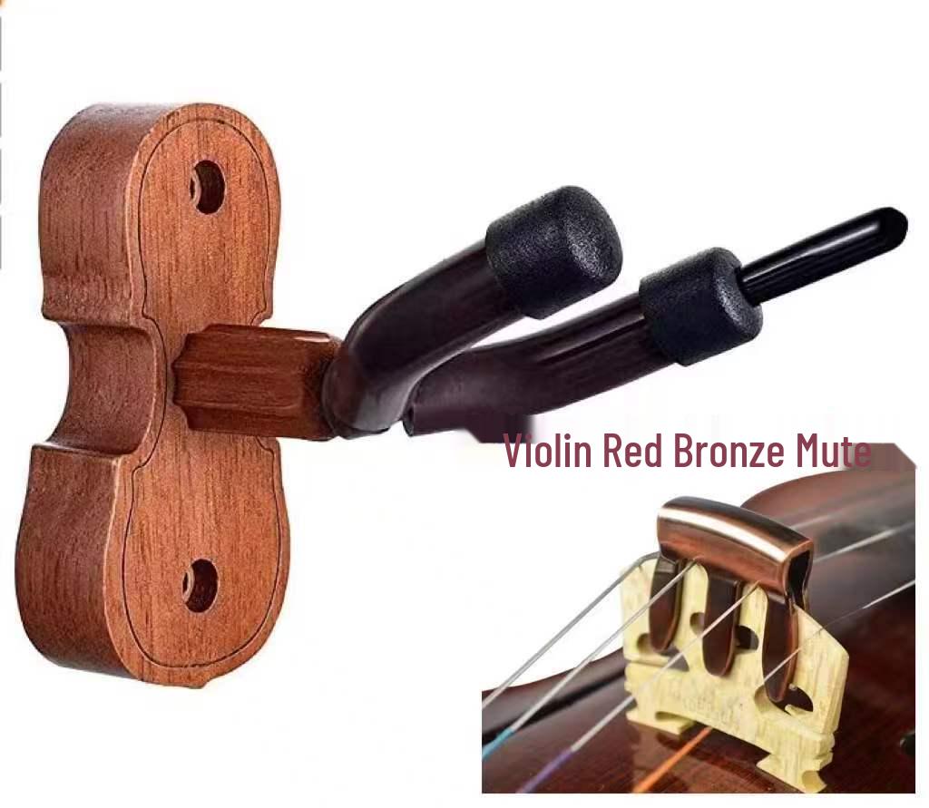 Solid Wood Instrument Hanger: Violin, Erhu, Ukulele, Hulusi Hook