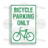 Metallschild Fahrrad Behindertenmotorrad Parkplatz Schild Fahrräder nicht am Zaun befestigen