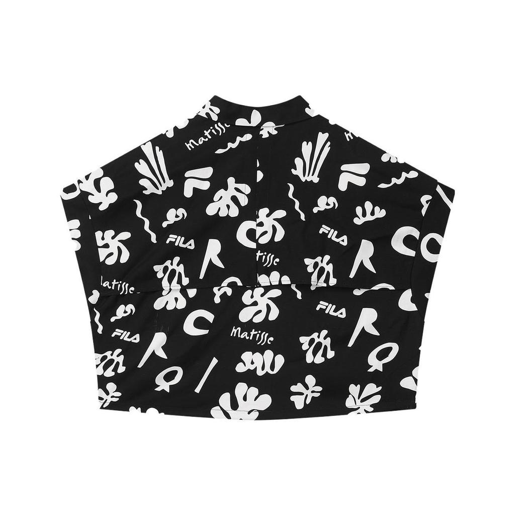 Fila X Die Met Kollaboration Heritage Gewebtes Mode Lässiges Lockeres Hemd Damenhemden F11W338405F-ZA