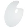 Clear Painting Palette Acrylic Stick Proof Oval Shaped Thick Transparent Paint Color Mixing Tray