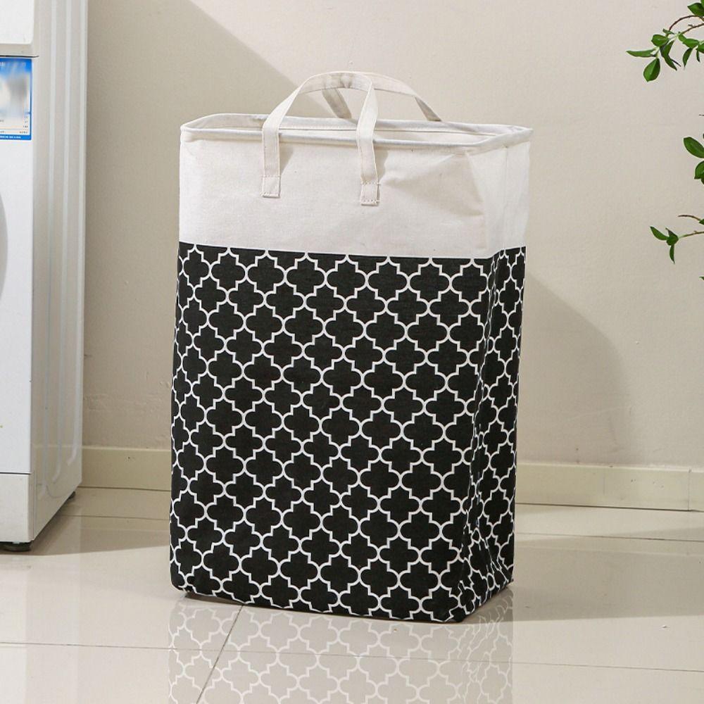 Simple Laundry Basket Collapsible Laundry Organizer with Handle Laundry Hamper  for Home