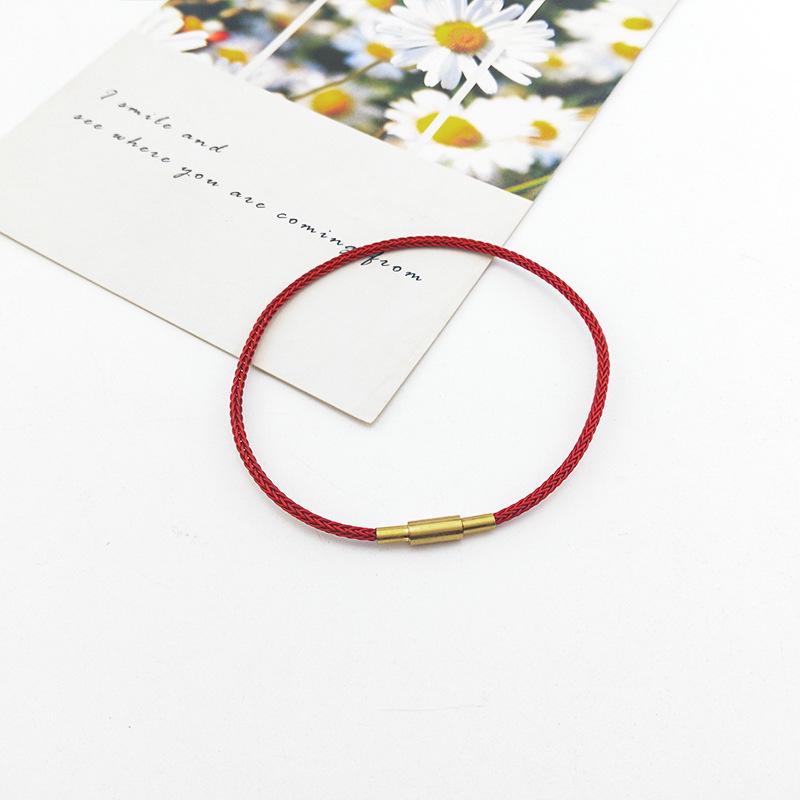 Fuzhu Red String Bracelet - Handmade Couple Pair with High-End Feel
