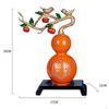 Gourd Statue Collectible Crafts Ornament Fortune Handmade Figurines for Desktop Furnishing Interior