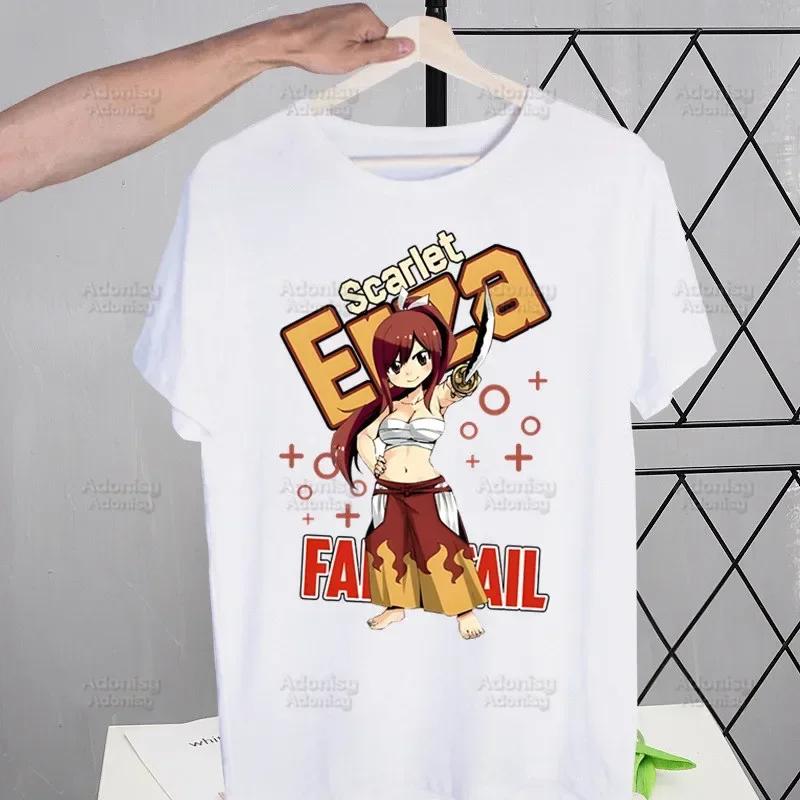 Fairy Tail Guild Men's T-shirts Funny Hip Hop Summer Women Men Tshirts Ulzzang Harajuku Cartoon Anime Natsu Zodiac T-Shirt Shirt