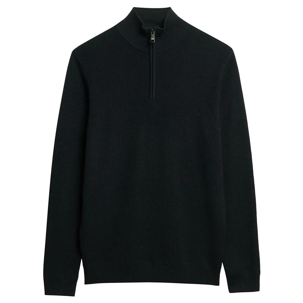 Superdry Свитер с полумолнией Merino