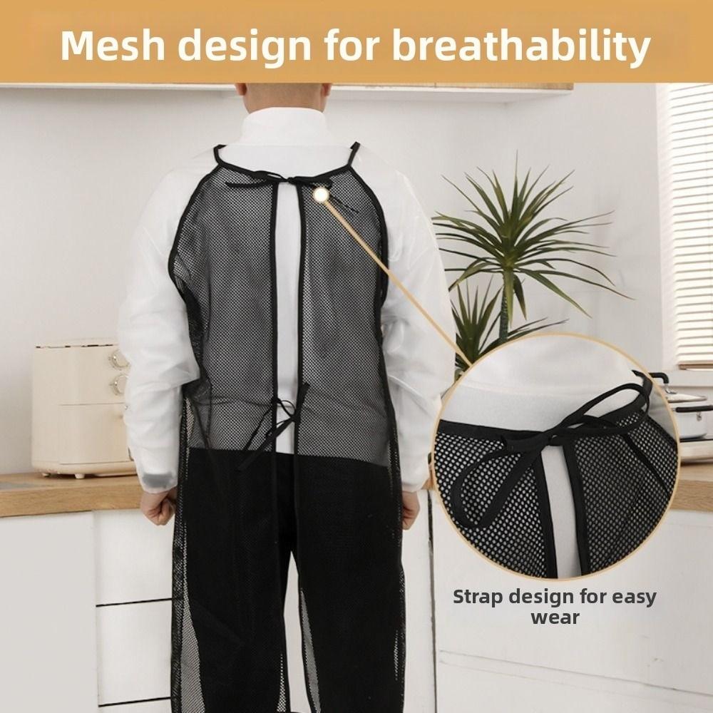 Waterproof Kitchen Cooking Apron Oil-proof Catering Work Clothes Dishwashing Cleaning Apron  BBQ