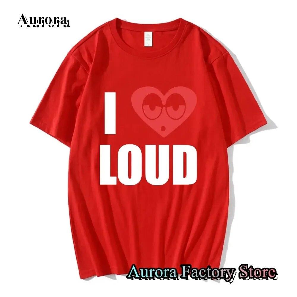 

Футболка из 100% хлопка, унисекс, WoУнисекс, одежда, летние футболки Chief Keef, I Love Loud, топы с графическим принтом, футболка оверсайз, унисекс 4XL