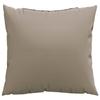 VidaXL Sofa Cushions Set of 4 Taupe 50x50 Cm Fabric 360389