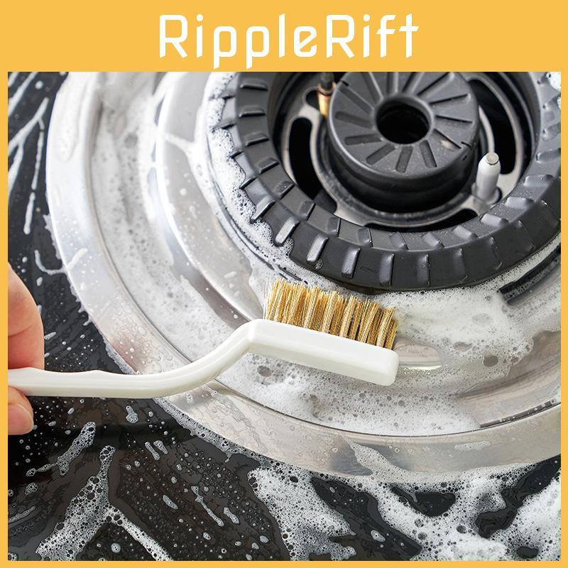 Heavy Duty Stove Cleaning Brushes With Pp Copper Steel Nylon Bristles For Kitchen Tools