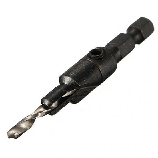 4pcs HSS Countersink Drill Bit Set Quick Change Hex Shank Screw #6 #8 #10 #12 4pcs HSS Countersink Drill Bit Set Quick Change Hex Shank Screw #6 #8 #10 #12