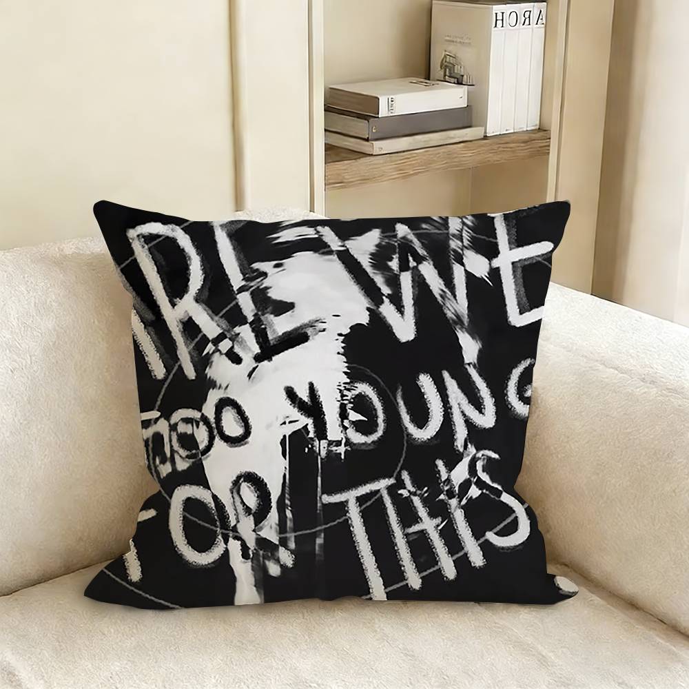 NNeighbourhood I Love You Pillow Cover Sofa Cushion Cover Home Room Decoration Children Gift