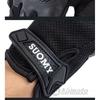 Motorcycle Riding Gloves Men Women Anti-Slip Abrasion-Resistant Breathable Short-Cuff Protective Gear Street