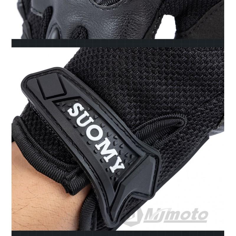 Motorcycle Riding Gloves Men Women Anti-Slip Abrasion-Resistant Breathable Short-Cuff Protective Gear Street