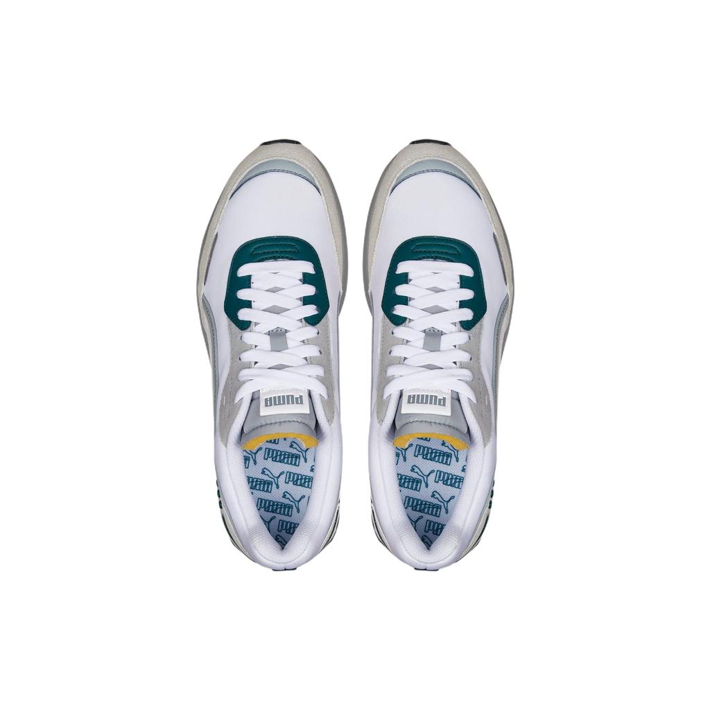 Puma City Rider White Nimbus Cloud Unisex Sneakers Black 382044-20