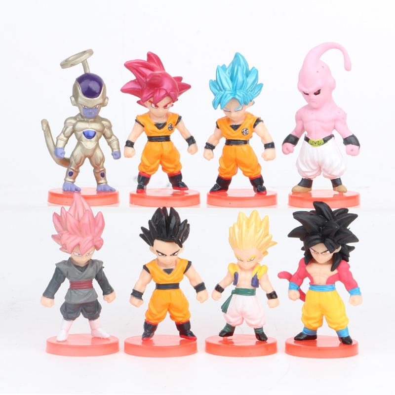 

Фігурки Dragon Ball в наявності: Ляльки-моделі Сон Гоку, Веджети, Фрізи, Маджіна, Прикраси для ігрових автоматів з кігтями