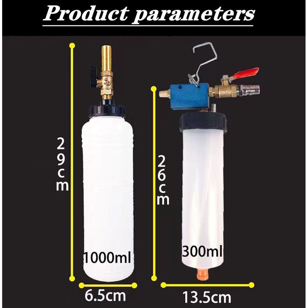 300CC Car Brake Bleeder Hydraulic Pump Fluid Pump Kit Oil Change Purge Tank Tubes Repair Tool Truck Motorcycle Accessories