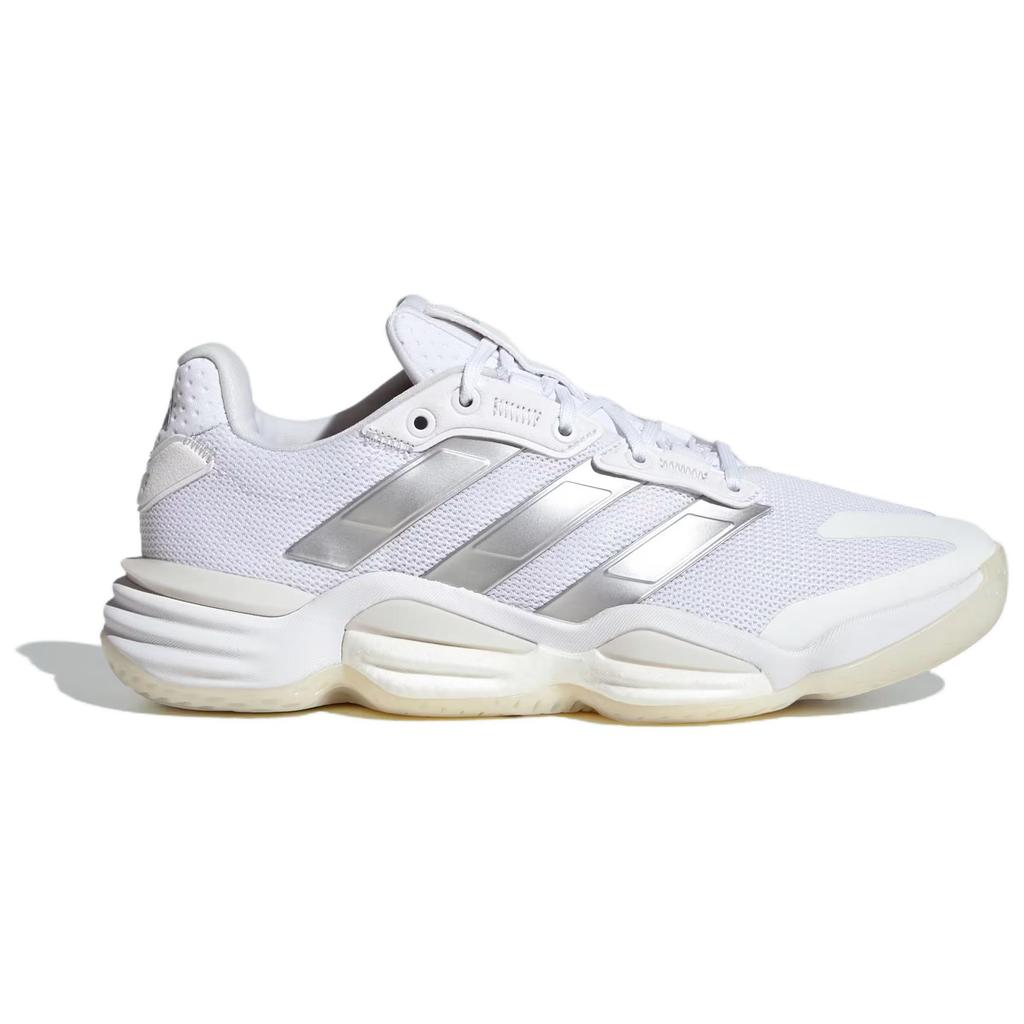Adidas  Stabil 16 Indoor Cloud White Silver Metallic Women Sneakers Grey-One IE3584
