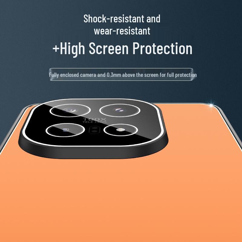 Applicable IQOO15 Aluminum Alloy Frosted Lens Case: Full-Coverage, Anti-Fall Protective for Men