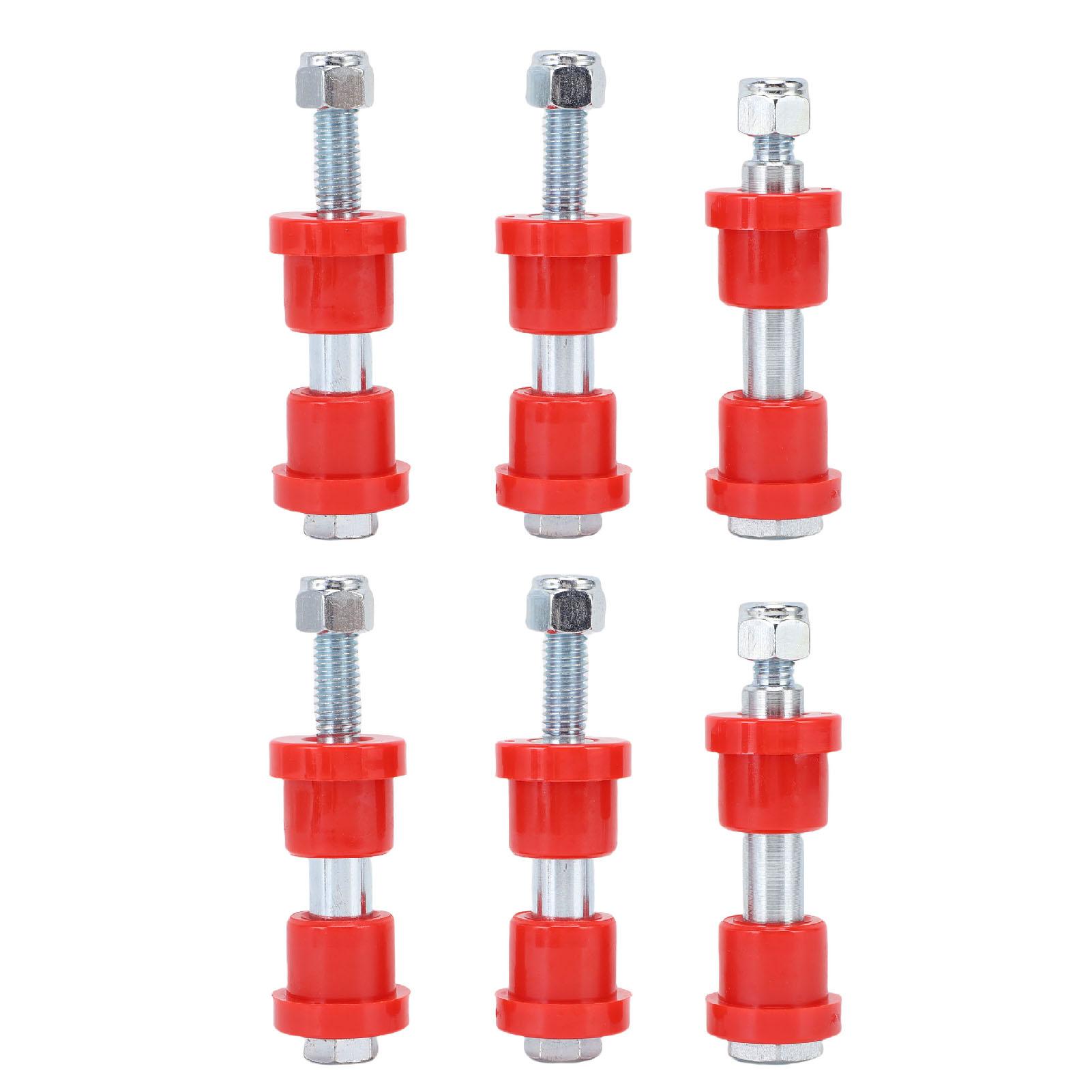 

Полиуретановые втулки и втулки задней листовой рессоры для гольф-кара 70291G02 Замена для EZGO TXT Medalist 1994 и новее Красный Red красный