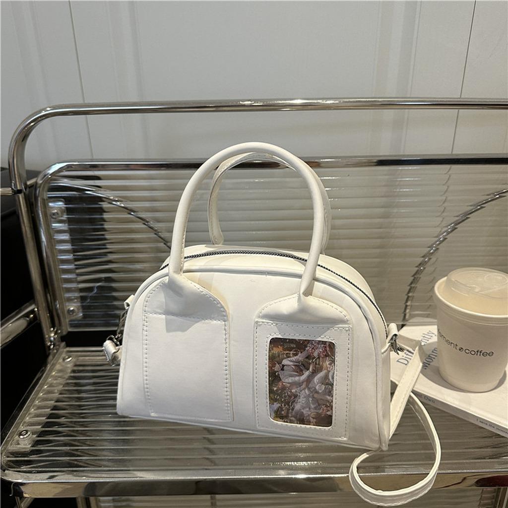 Adjustable Strap Tote Lightweight Pu Tote Bag Small Handbag Easy To Clean Women'S Tote Bag For Friend Gatherings Daily Commute