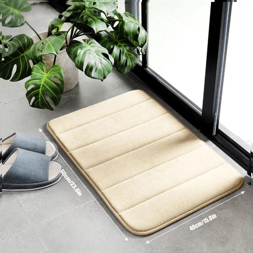 Covoraș de baie Covoraș de podea ultra moale, absorbant de apă, burete cu memorie Covor anti-alunecare pentru baie, lavabil, cadă de baie, covor decorativ pentru podea de duș