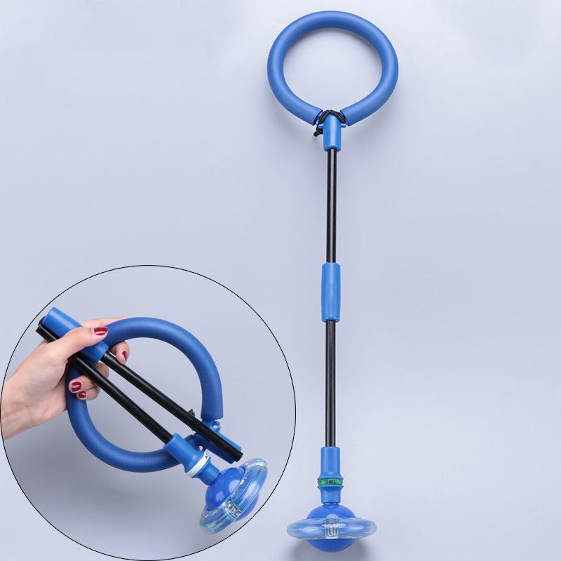 1Pcs Children Flashing Jump Ring Sports Bouncing Ball Foldable Flashing Bouncing Ball Suitable For Children Or Adults Skill Game
