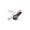 Citizen Eco-Drive Chronograph Solar Brown Leather Strap with Extra Band Black Dial Domestic Model VO10-6742F