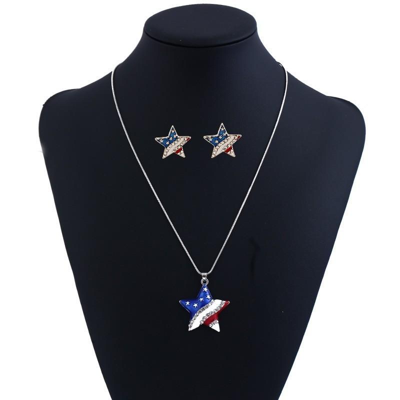 Alloy Fashion Forward Jewelry Set With Heart And Star Shapes For Womens Casual Wear