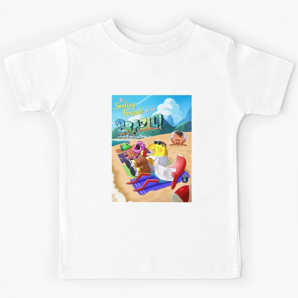 The Smiling Friends go To Brazil Kids T-Shirt 100