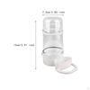 Bird Feeder Food Dispenser Viewing Clear Bowl Small Animal for Canary Finch