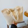 2025 New Trendy Fashion Straw Woven Large Capacity Small Fresh Woven Hand Underarm Shoulder Tote Bag Women